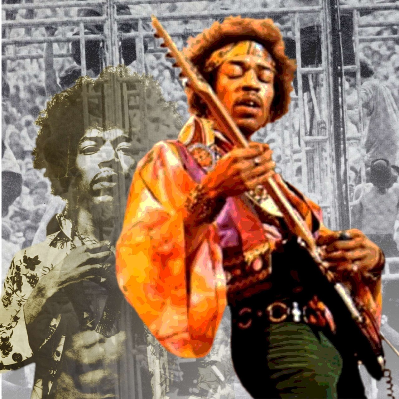 Jimi Hendrix Spiller Guitar